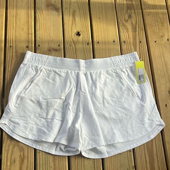 All in Motion Size 2X True White Activewear Athletics Workout Running Shorts - Picture 3 of 7